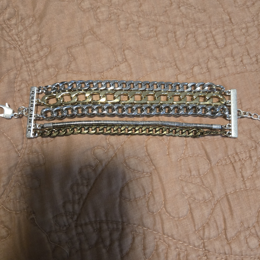 Jenny Bird Mixed Metal Chain Bracelet